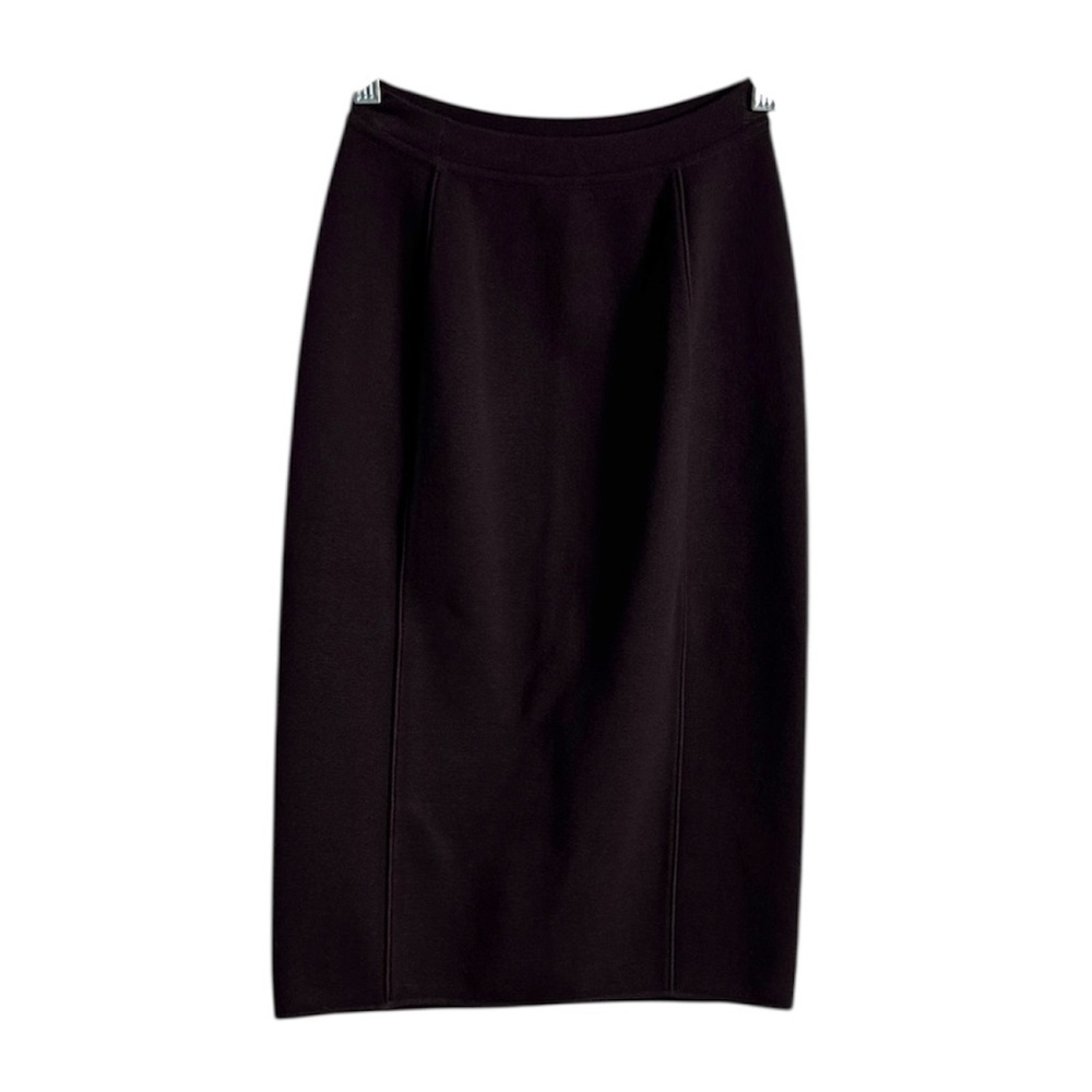 Giorgio Armani Brown Knee length Pencil Skirt Size 38 Minimalist Quiet Luxury